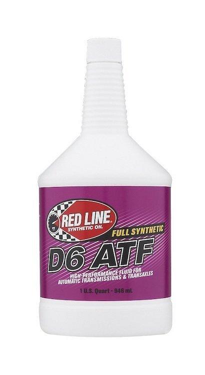 Red Line 30704 D6 ATF Transmission Fluid (1 Quart Bottle) - Case of 12
