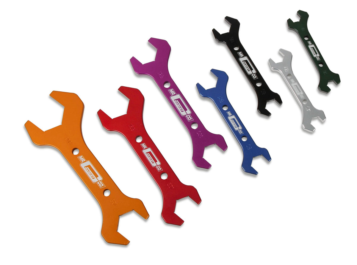 Mr. Gasket 7-Piece AN Wrench Set.  - 33200G