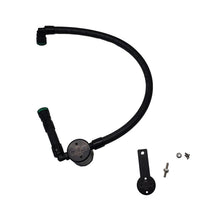 J&L 3.0 Passenger Side Oil Separator - Black  Anodized (2016-2022 Dodge Durango / Jeep Grand Cherokee 3.6L) - 3074P-B