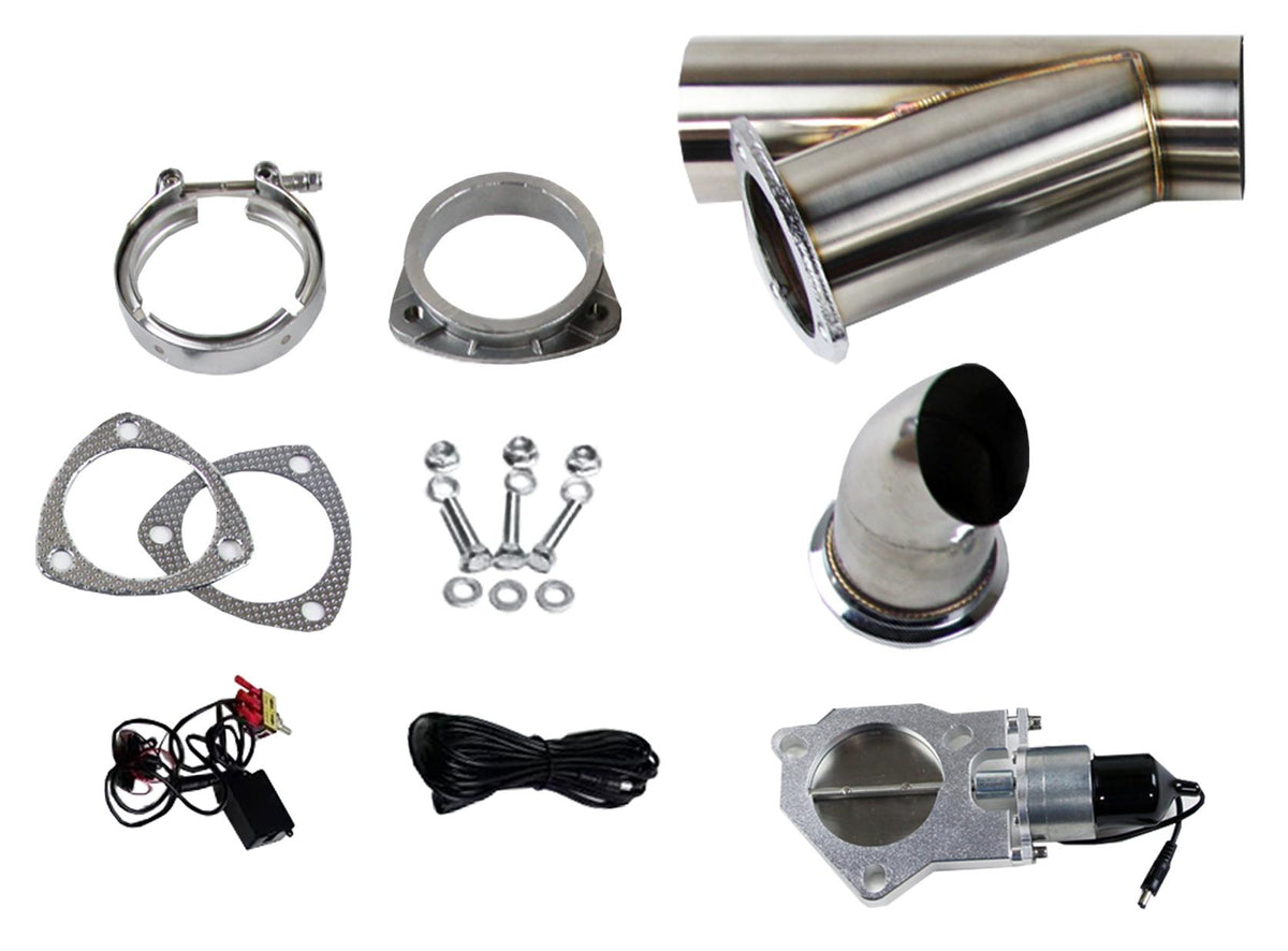 Granatelli Electronic Exhaust Cutout Systems - Stainless Steel - Weld In - 307522