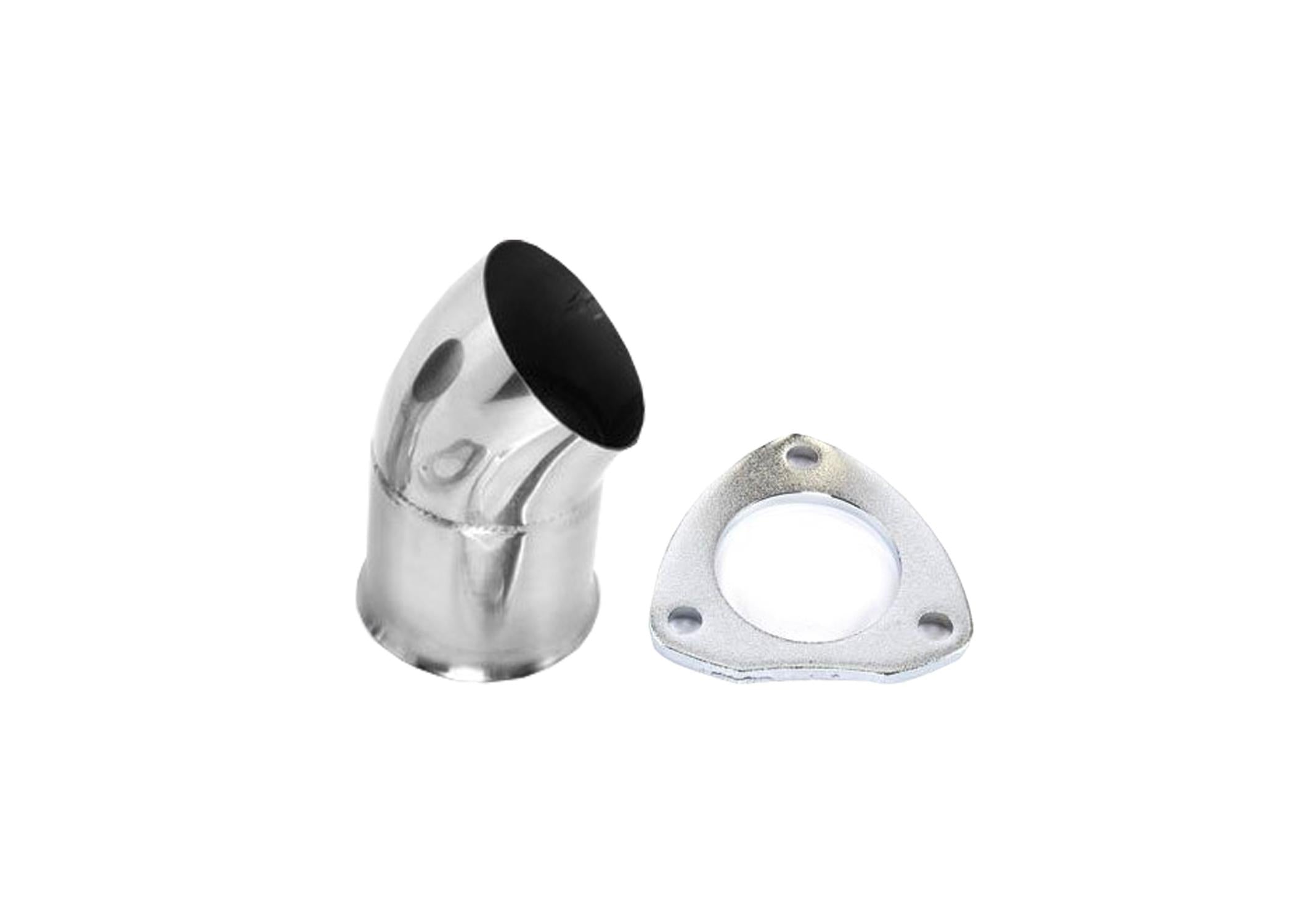 Granatelli 2.5" (63Mm) Turn Down With 3-Bolt Flange And Gasket - 307525-S