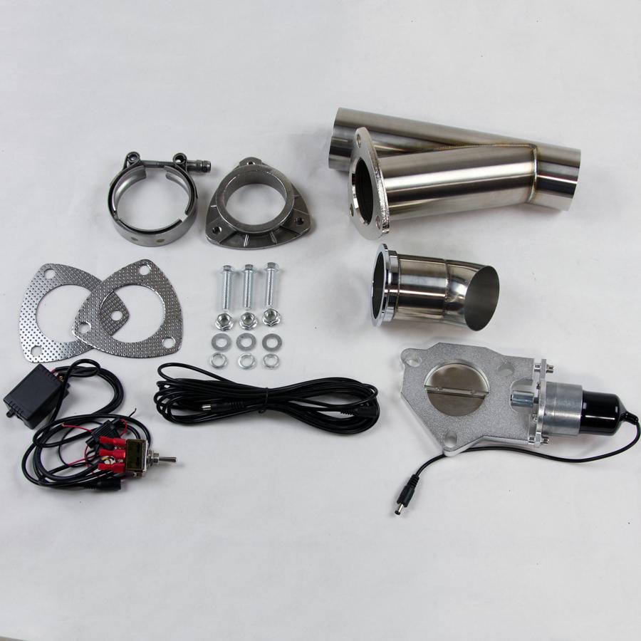 Granatelli Electronic Exhaust Cutout Systems - Stainless Steel - Weld In - 307525