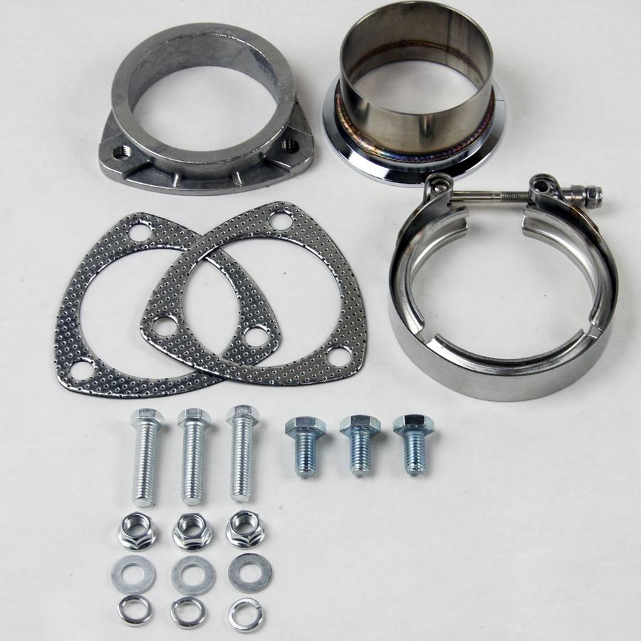 Granatelli 3.0" (76Mm) V Band To Straight Connection With Gaskets - 307530-3