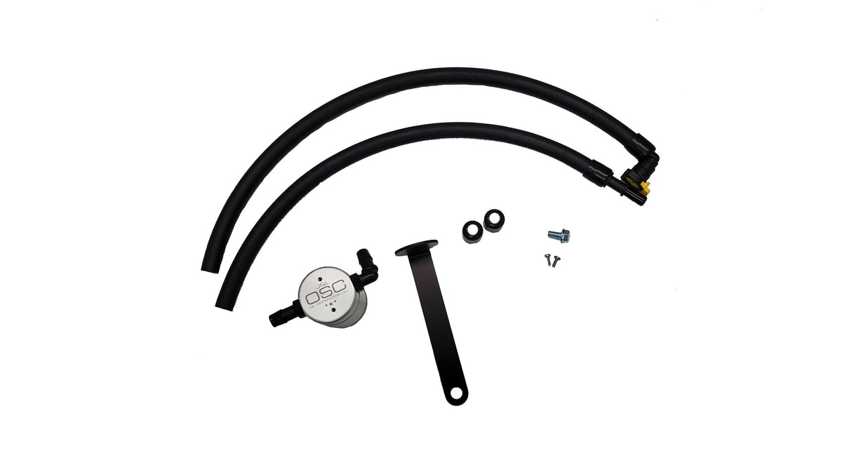 J&L Oil Separator 3.0 Passenger Side - Clear Anodized (2021-2021.5 Bronco 2.3L Ecoboost) - 3078D-C