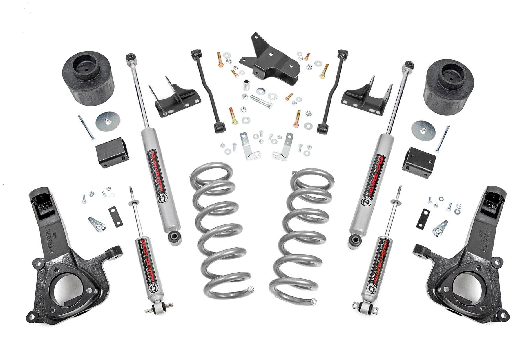 Rough Country 6in Dodge Suspension Lift Kit (09-18 RAM 1500 2WD, V8 Models) (2019-2020 Ram 1500 Classic,2009-2010 Ram 1500) - 30830