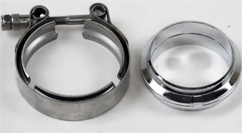 Granatelli V-Bands And Clamps - Stainless Steel Flat Flange - 308520