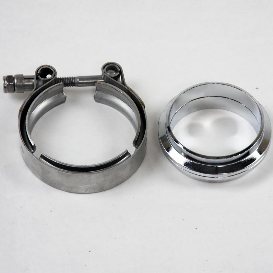 Granatelli V-Bands And Clamps - Stainless Steel Flat Flange - 308525