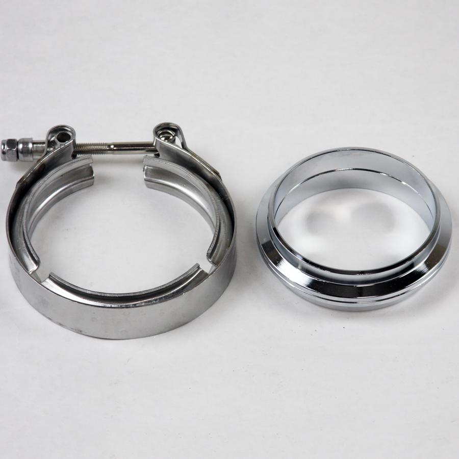 Granatelli V-Bands And Clamps - Stainless Steel Flat Flange - 308530