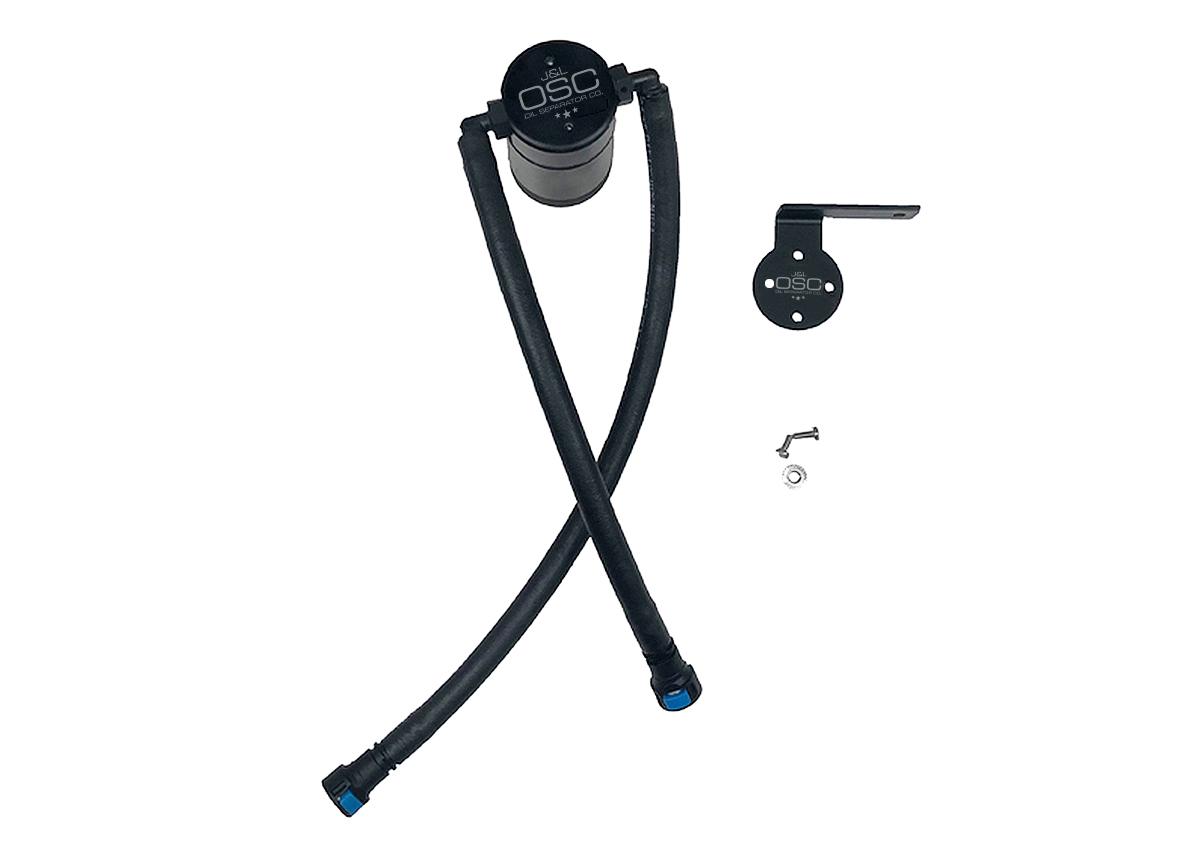 J&L 3086D J&L 3.0 Oil Separator for 2019 Chevy Silverado 1500/GMC Sierra 1500 5.3L - Black