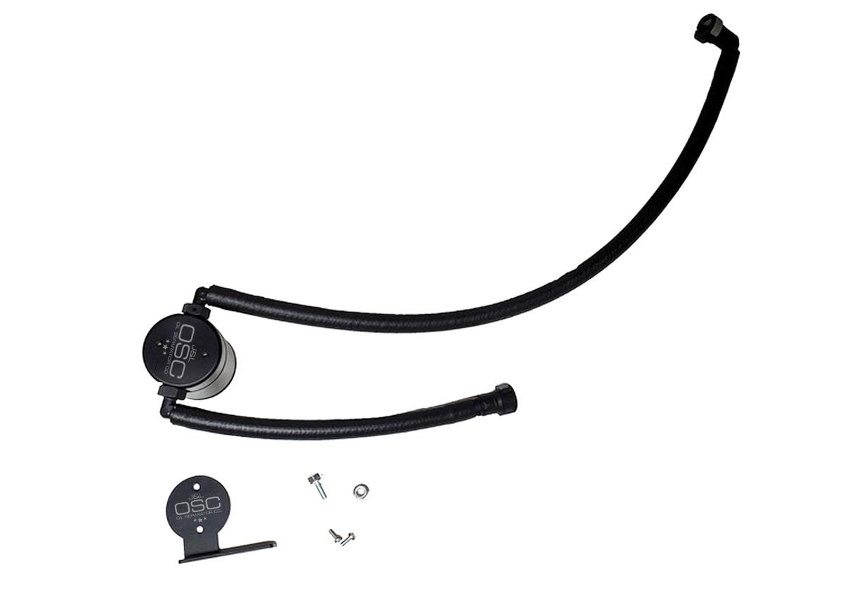 J&L 3.0 Oil Separator - Black (2020-2021 Corvette 6.2L) - 3088P-B