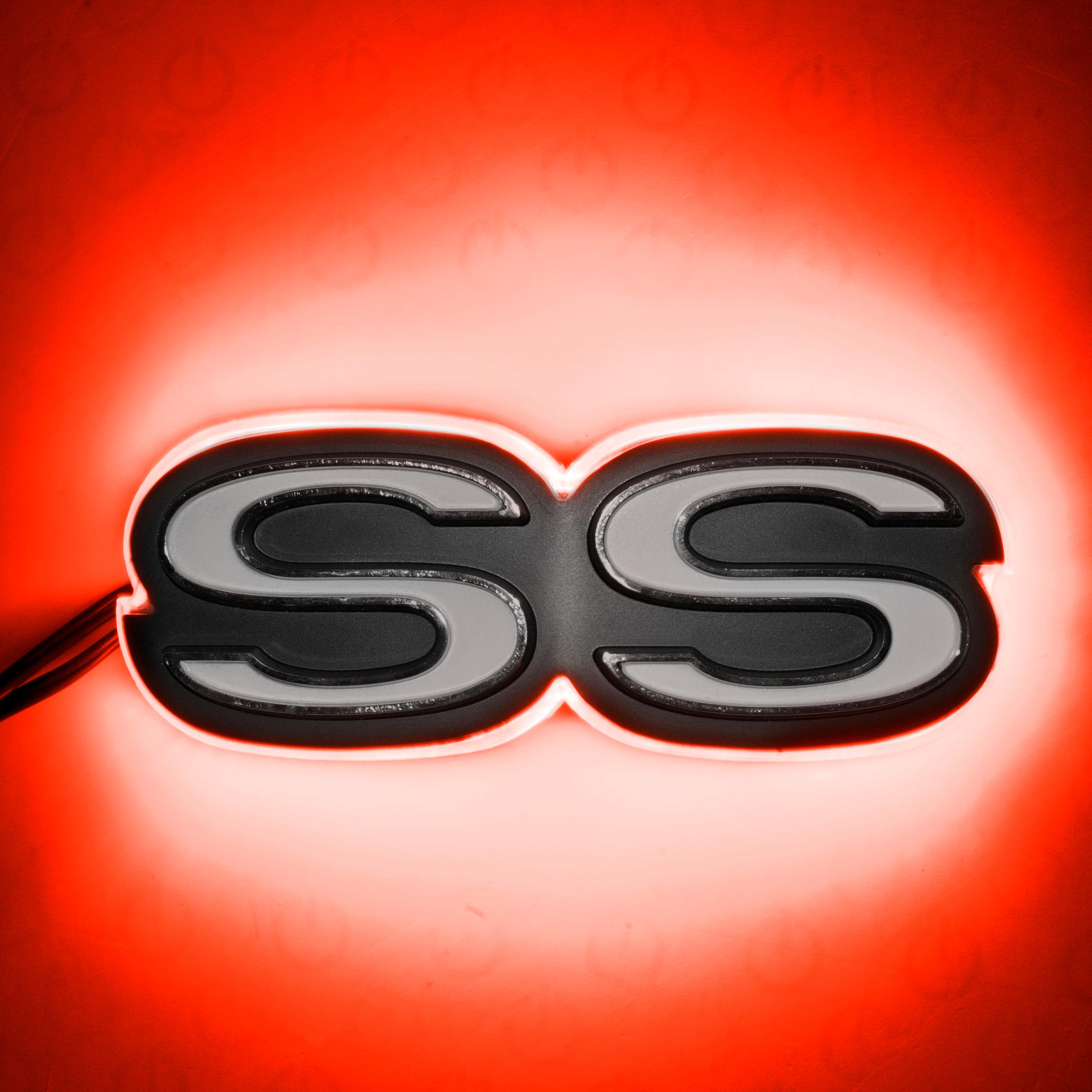 Oracle Lighting Red Illuminated Ss Emblem (1978-2019 Camaro) - 3095-003