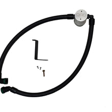J&L Oil Separator 3.0 Driver Side - Clear Anodized (2024-2026 Mustang EcoBoost) - 3095D-C
