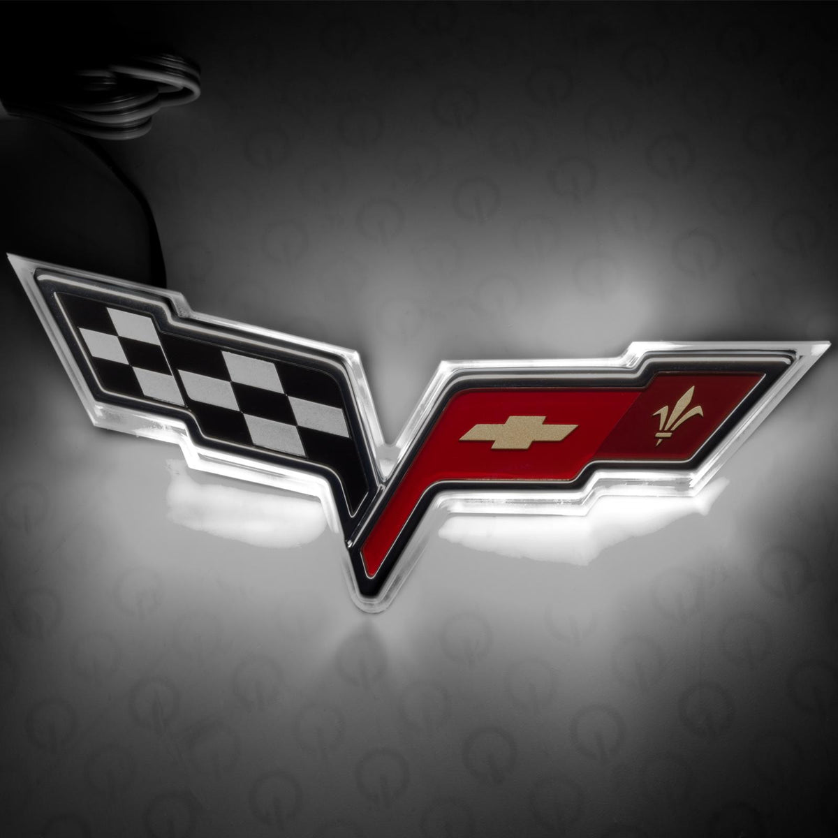 Oracle Lighting White Illuminated Emblem, Dual Intensity (2005-2013 Corvette) - 3098-001