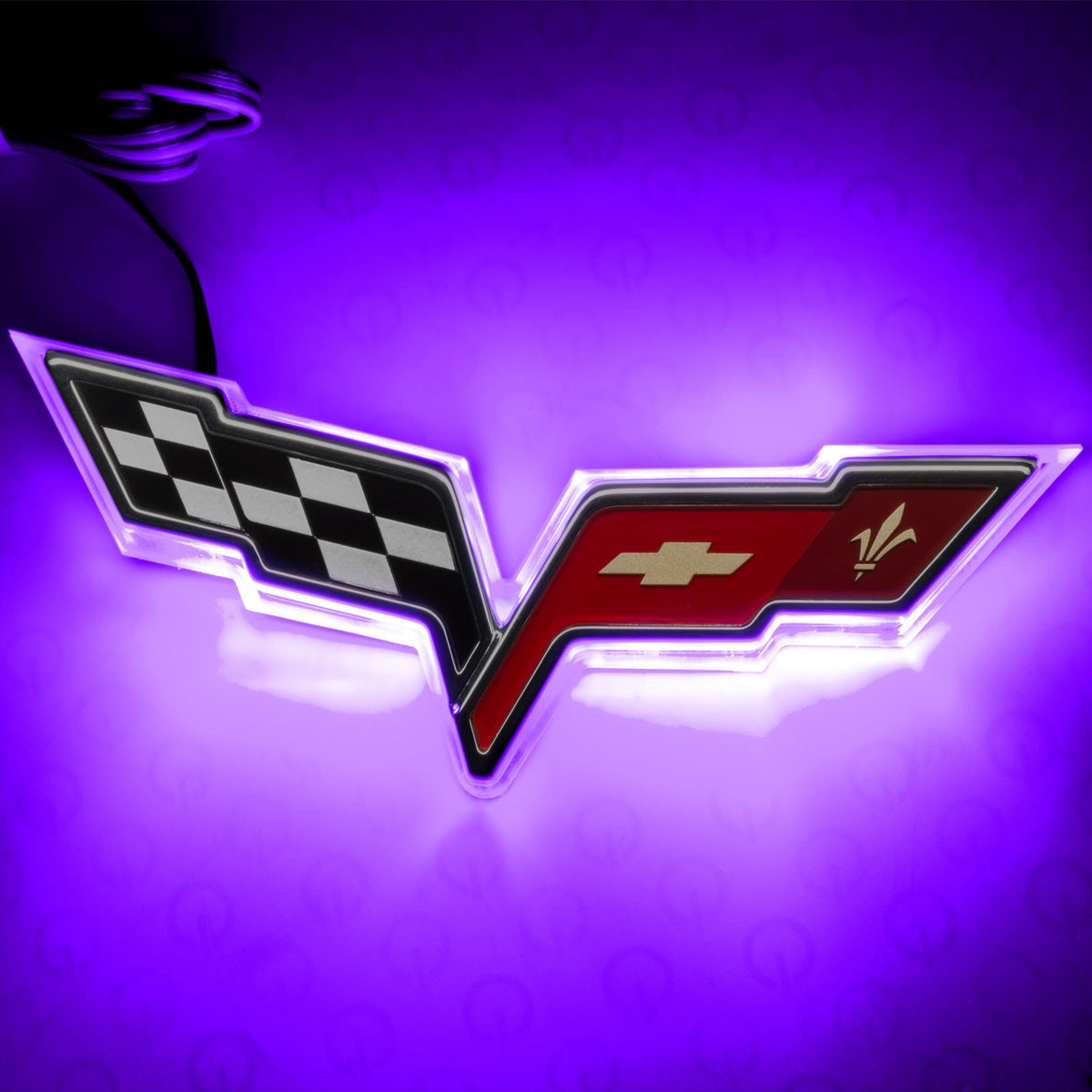 Oracle Lighting U/Vpurple Illuminated Emblem, Dual Intensity (2005-2013 Corvette) - 3098-007