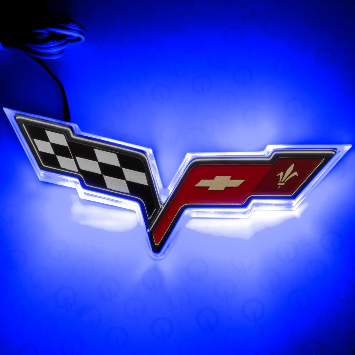 Oracle Lighting Blue Illuminated Emblem, Single Intensity (2005-2013 Corvette) - 3099-002