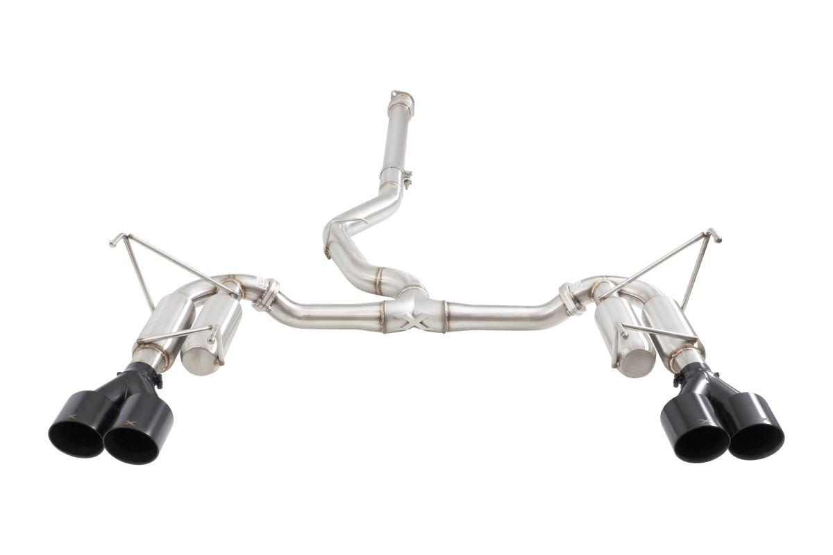 XForce Subaru WRX Sedan VB Race Cat Back Exhaust System with Black Tips - ESSW29RBKCS