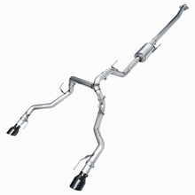 AWE 0FG Non-Resonated Catback (With Bumper Cutouts) - Diamond Black Tips (2021-2025 F-150 Tremor 3.5L / 5.0L) - 3020-33402