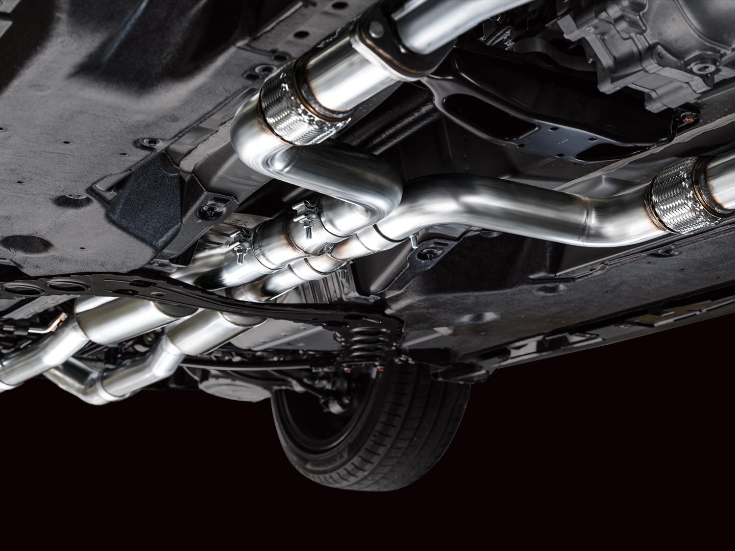 AWE Touring Edition for Nissan Z - Chrome Tips - 3015-32400