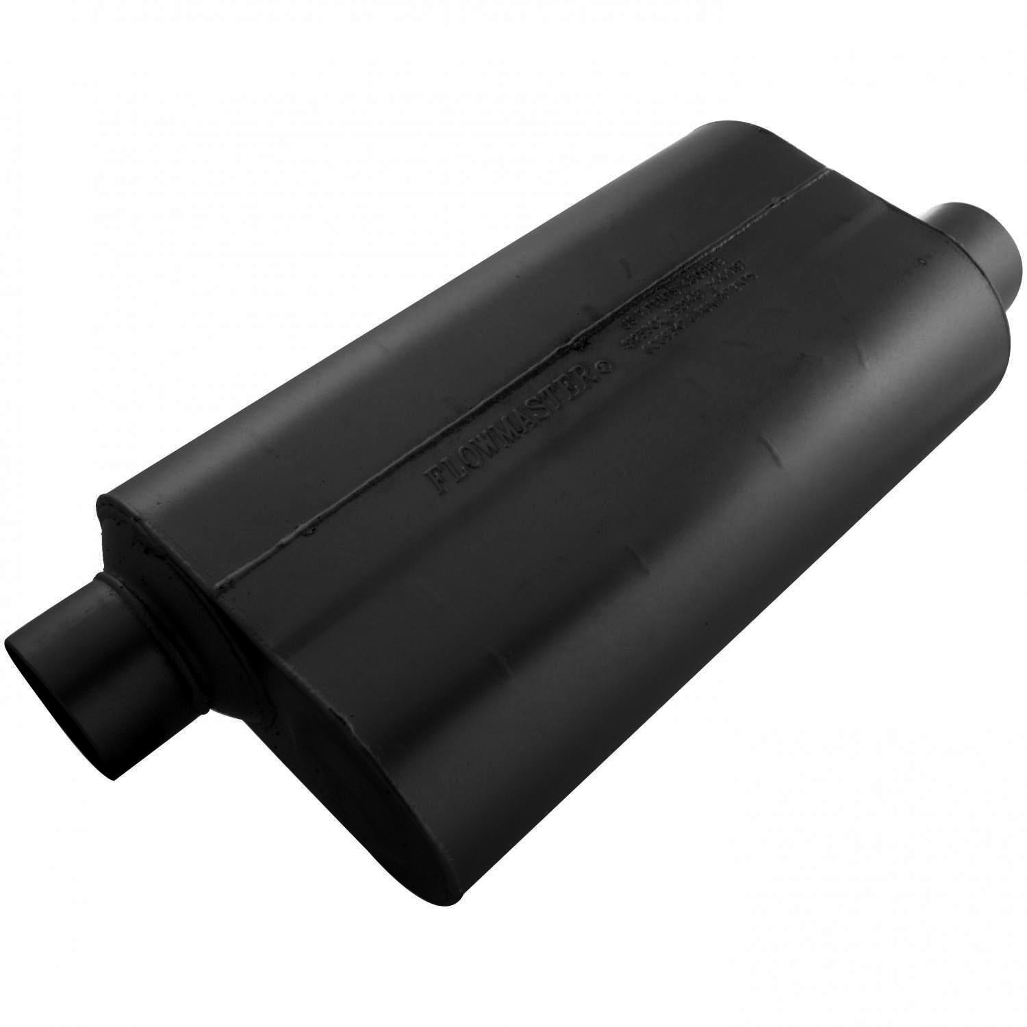 Flowmaster Super 50 Muffler - 3.00 Offset In / 3.00 Offset Out - Mild Sound