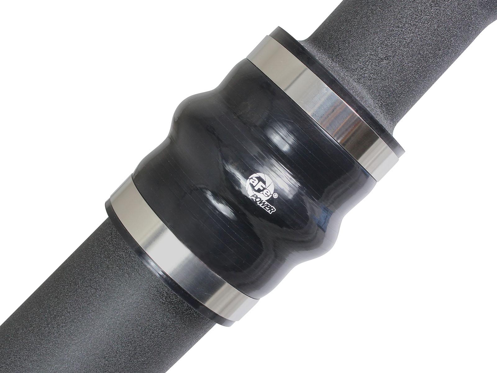 AFE BladeRunner 3 IN Aluminum Hot Charge Pipe Black (2015-2017 F-150) - 46-20208-B