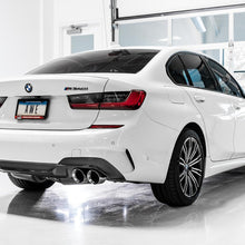 AWE Non-Resonated Touring Edition Exhaust for G20 M340i - Chrome Silver Tips (2019+ 3 Series) - 3015-42148