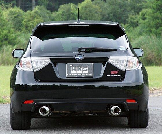HKS Hi Power Spec L II Cat Back Exhaust System (WRX STI 2007-2014) - 31019-AF127