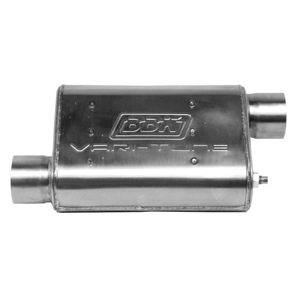BBK Universal 2-3/4 Varitune Adjustable Muffler Double Offset (Stainless) - 31025