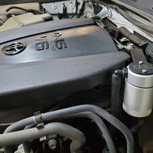 J&L Oil Separator 3.0 Driver Side, Clear Anodized (2016-2020 Toyota Tacoma 3.5L) - 3104D-C