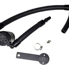J&L Oil Separator 3.0 Passenger Side, Black Anodized (2018-2020 Kia Stinger GT 3.3L TT) - 3106P-B
