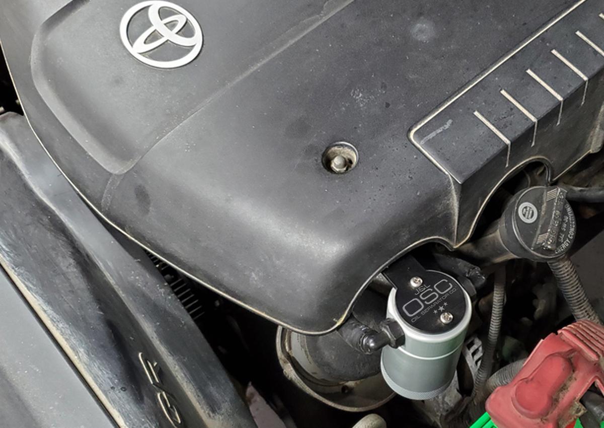 J&L Oil Separators Oil Separator 3.0 Driver Side (2005-2021 4Runner, Tacoma, FJ Cruiser) - 3107D-C