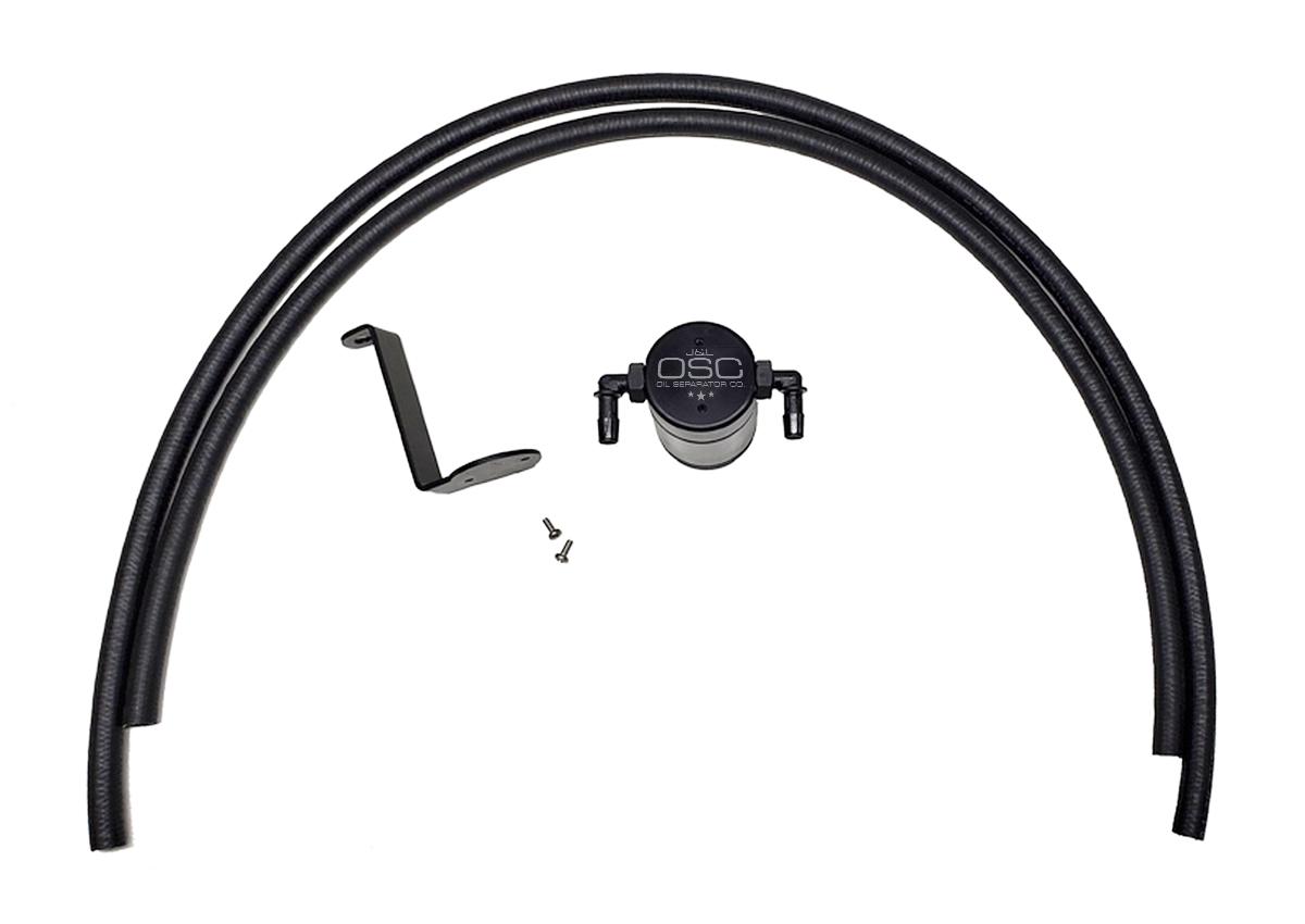 J&L 3.0 Oil Separator - Passenger Side, Black (2005-2019 Frontier & Pathfinder 4.0L) - 3109P-B