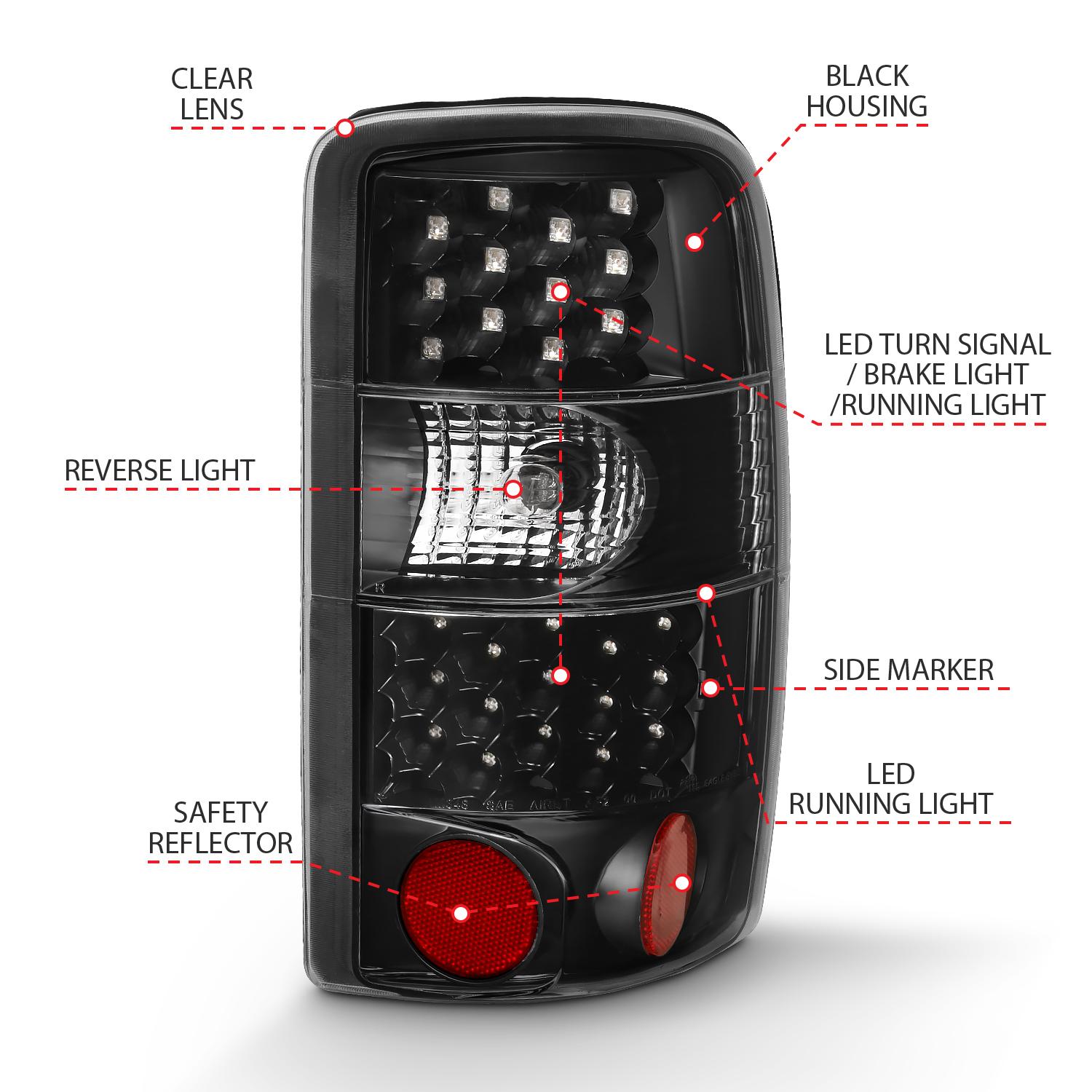 ANZO Anzo Usa Led Taillights - 311298