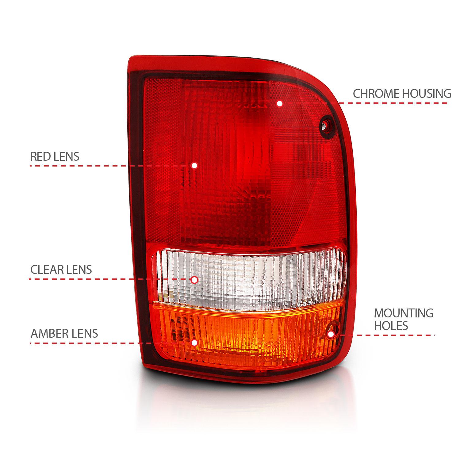 ANZO Tail Lights (1993-1997 Ranger) - 311310