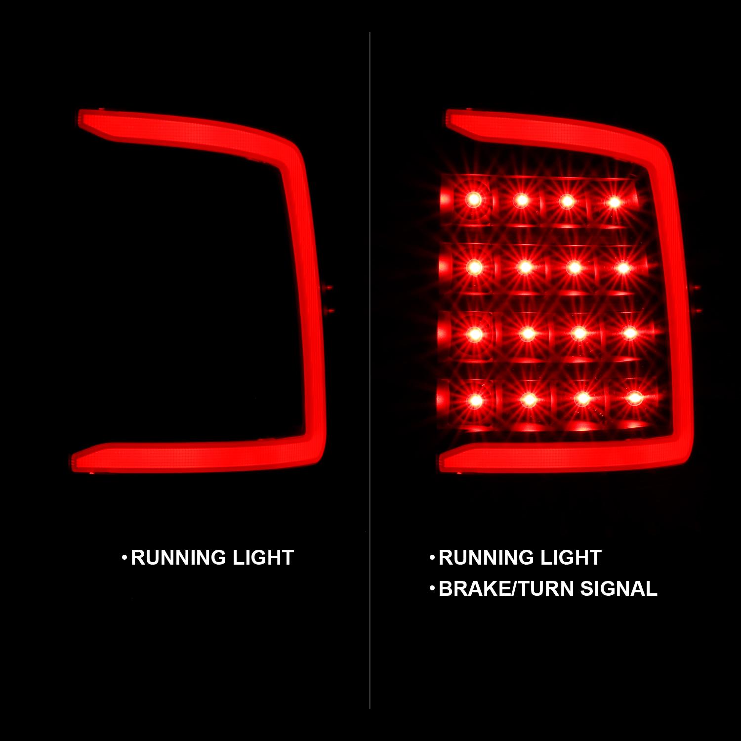 ANZO Tail Light Assembly (2009-2018 Ram 1500 / 2010-2018 Ram 2500/3500) - 311319