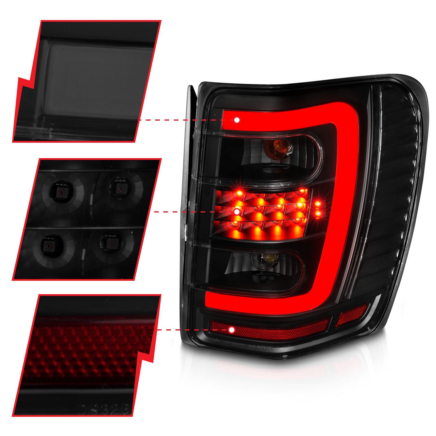 ANZO Tail Light Assembly (1999-2004 Grand Cherokee) - 311395