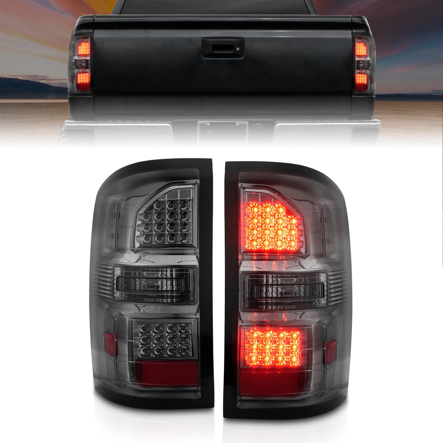 ANZO Tail Light Assembly (2014-2018 Sierra, Sierra 1500, Sierra 2500 HD, Sierra 3500 HD) - 311398