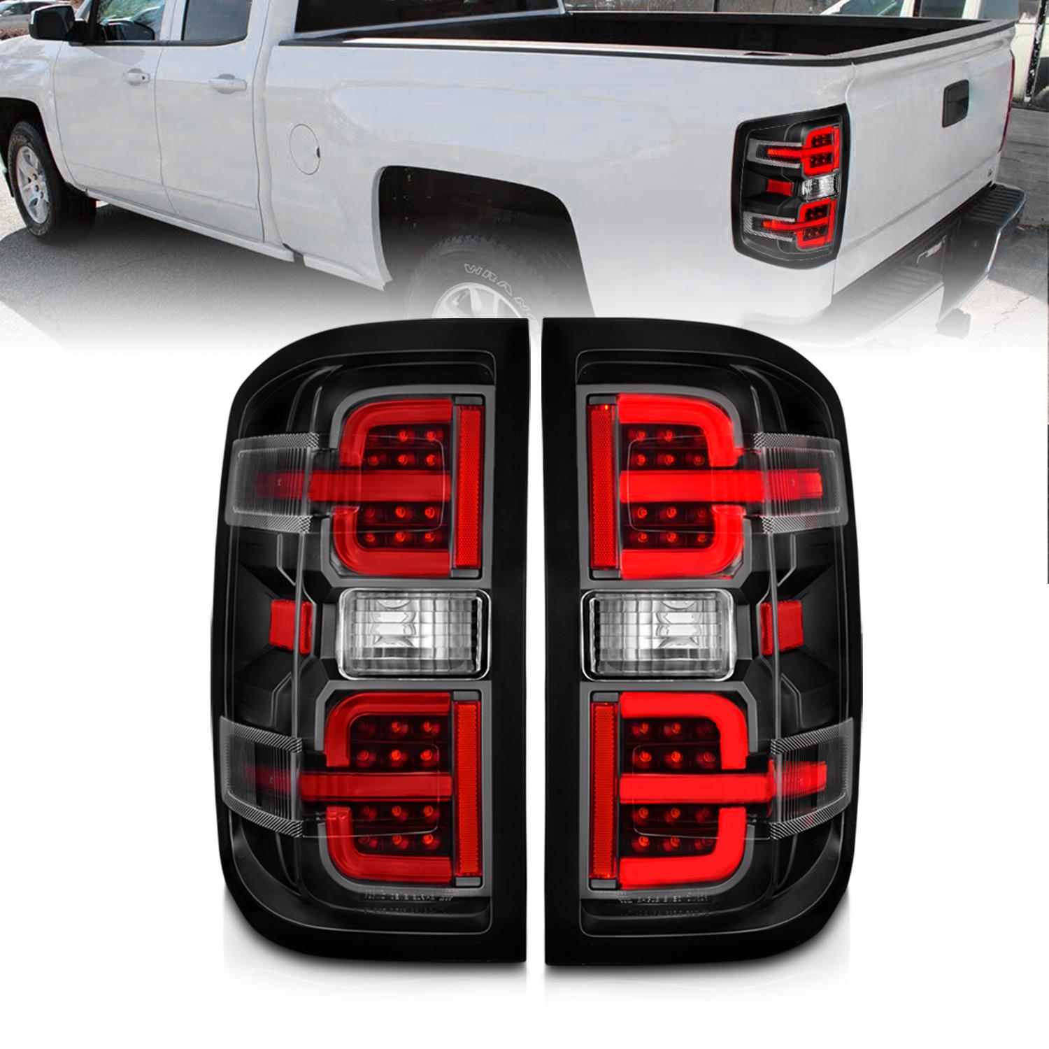 ANZO Tail Light Assembly (2014-2019 Chevrolet, GMC Fitment) - 311425