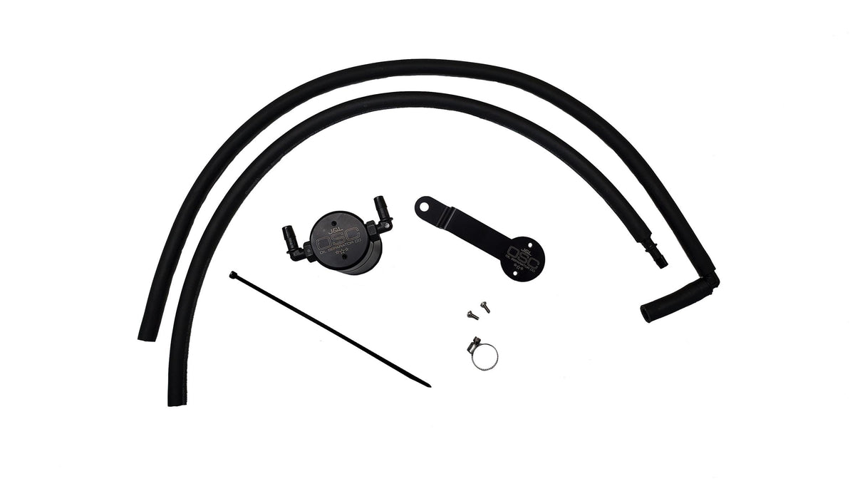 J&L Oil Separators J&L Oil Separator 3.0 Passenger Side, Black Anodized (2020-2022 Hyundai Palisade 3.8L, 2020-2022 Kia Telluride 3.8L) (2020-2022 Palisade, Telluride) - 3114P-B