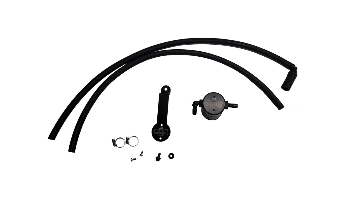 J&L Oil Separator 3.0 Passenger Side - Black Anodized (2018-2022 Toyota Camry 3.5L) - 3116P-B