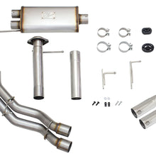 AFE Rebel Series 3 IN to 2-1/2 IN 409 Stainless Steel Cat-Back Exhaust w/ Polish Tip (2009-2014 F-150) - 49-43080-P
