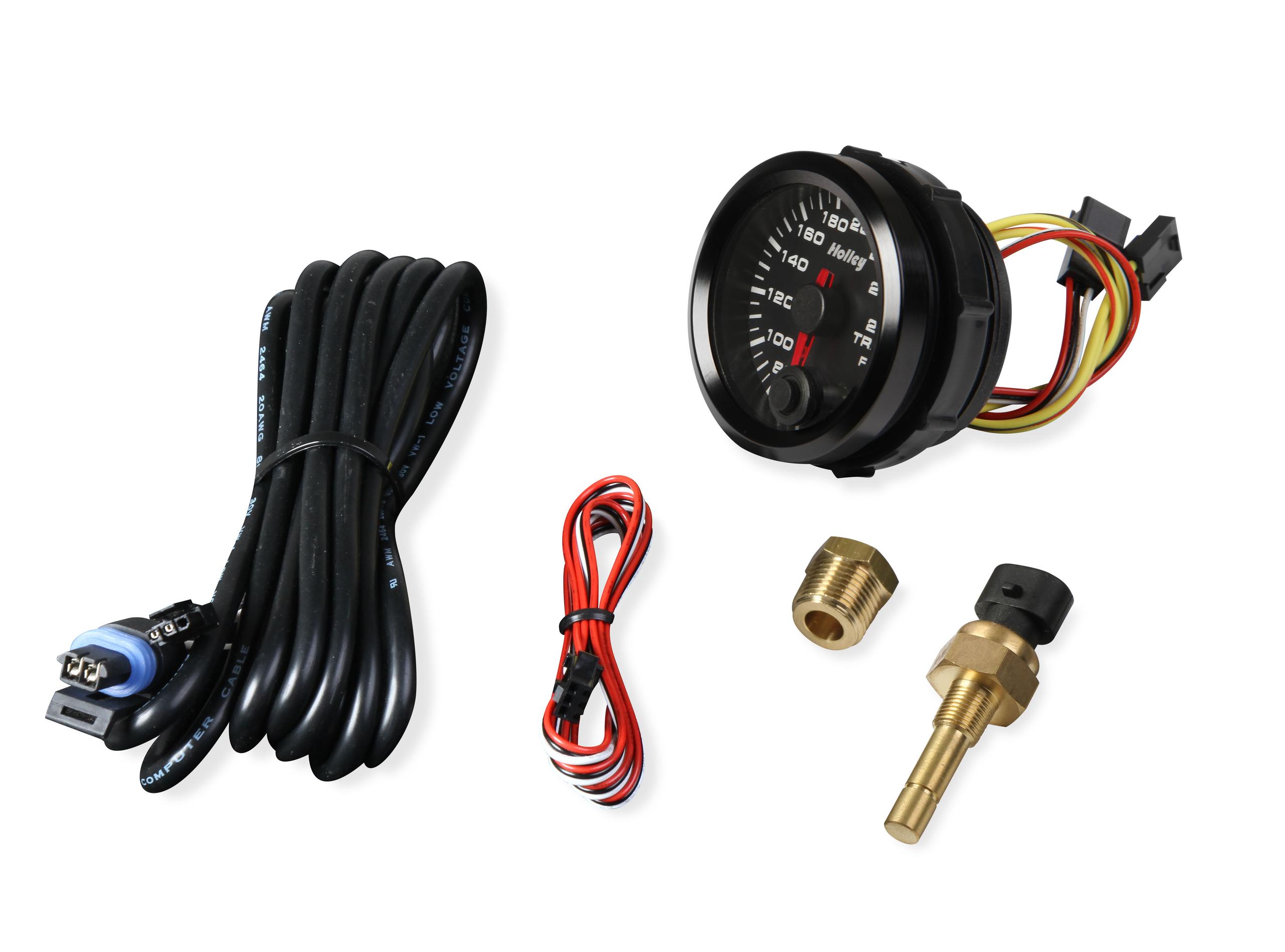 Holley Analog Style Transmission Temperature Gauge.  - 26-605