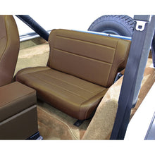 Rugged Ridge Seat Rear Fold/Tumble Nutmeg; 76-95 Jeep Cj/Wrangler Yj - 13462.07