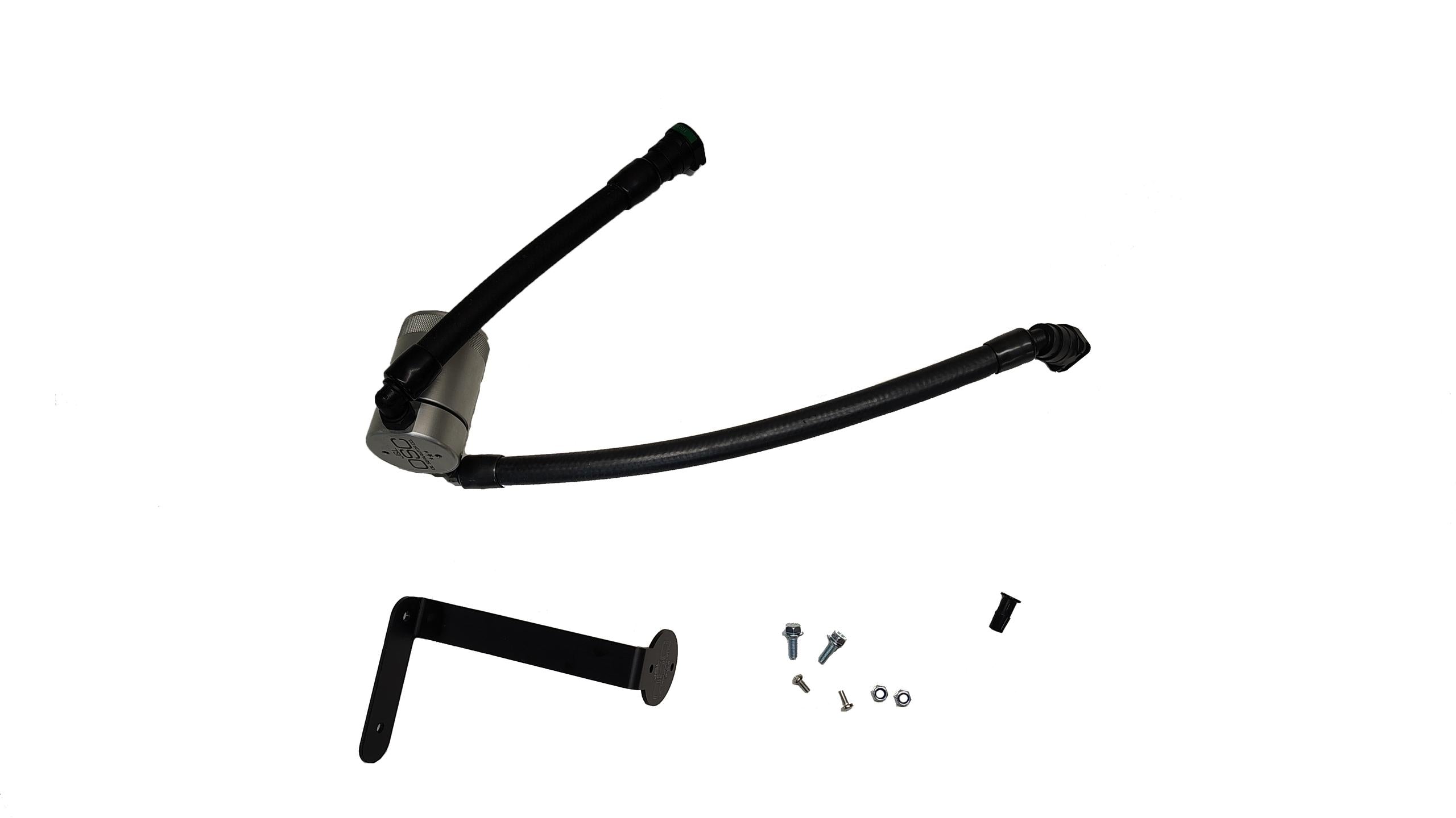 J&L Oil Separator 3.0 Passenger Side, Black Anodized (2011-2014 Ford F-150 5.0L & 6.2L/SVT Raptor) - 3036P-B