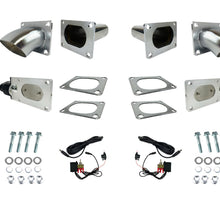Granatelli 3.0" (76 Mm) Oval Electronic Exhaust Cutout System - Stainless Steel - Set Of 2 - 313530D