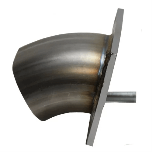 Granatelli 3" True Oval Turn Down 45 Deg Angle - Fixes Problems Caused By Qtp # 11338 - 313540