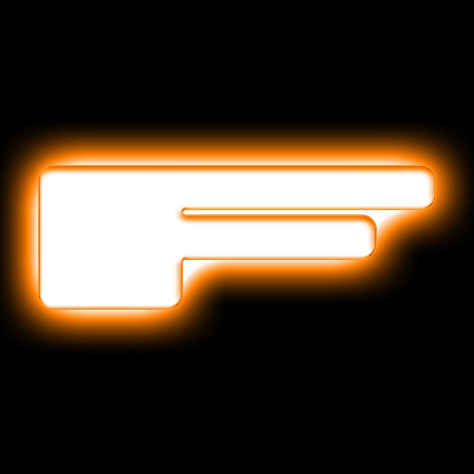 Oracle Lighting Universal Illuminated Led Letter Badges - Matte White Surface Finish - F - 3140-F-005