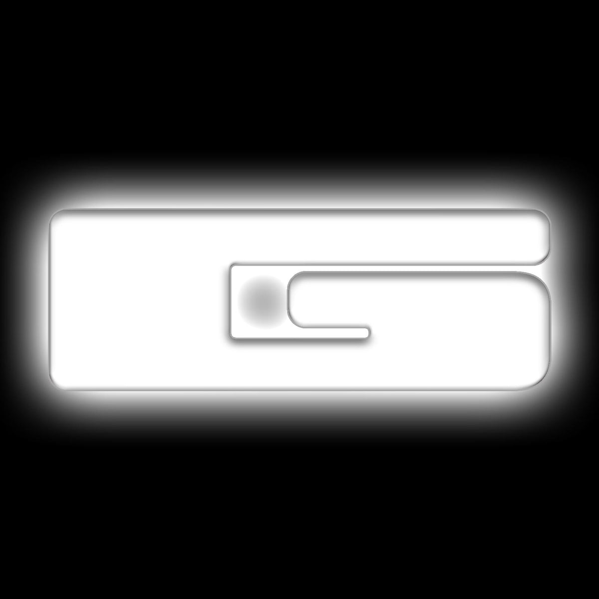 Oracle Lighting Universal Illuminated LED Letter Badges "G" - Matte White Surface Finish - 3140-G-001
