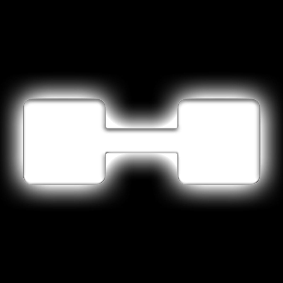 Oracle Lighting Universal Illuminated LED Letter Badges "H" - Matte White Surface Finish - 3140-H-001