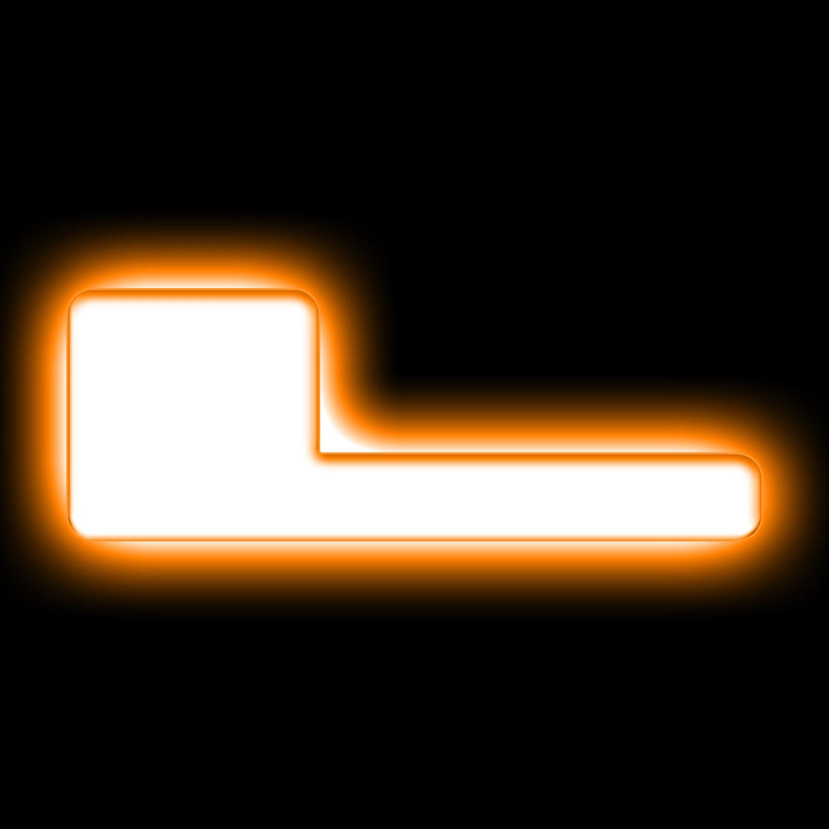 Oracle Lighting Universal Illuminated Led Letter Badges - Matte White Surface Finish - L - 3140-L-005