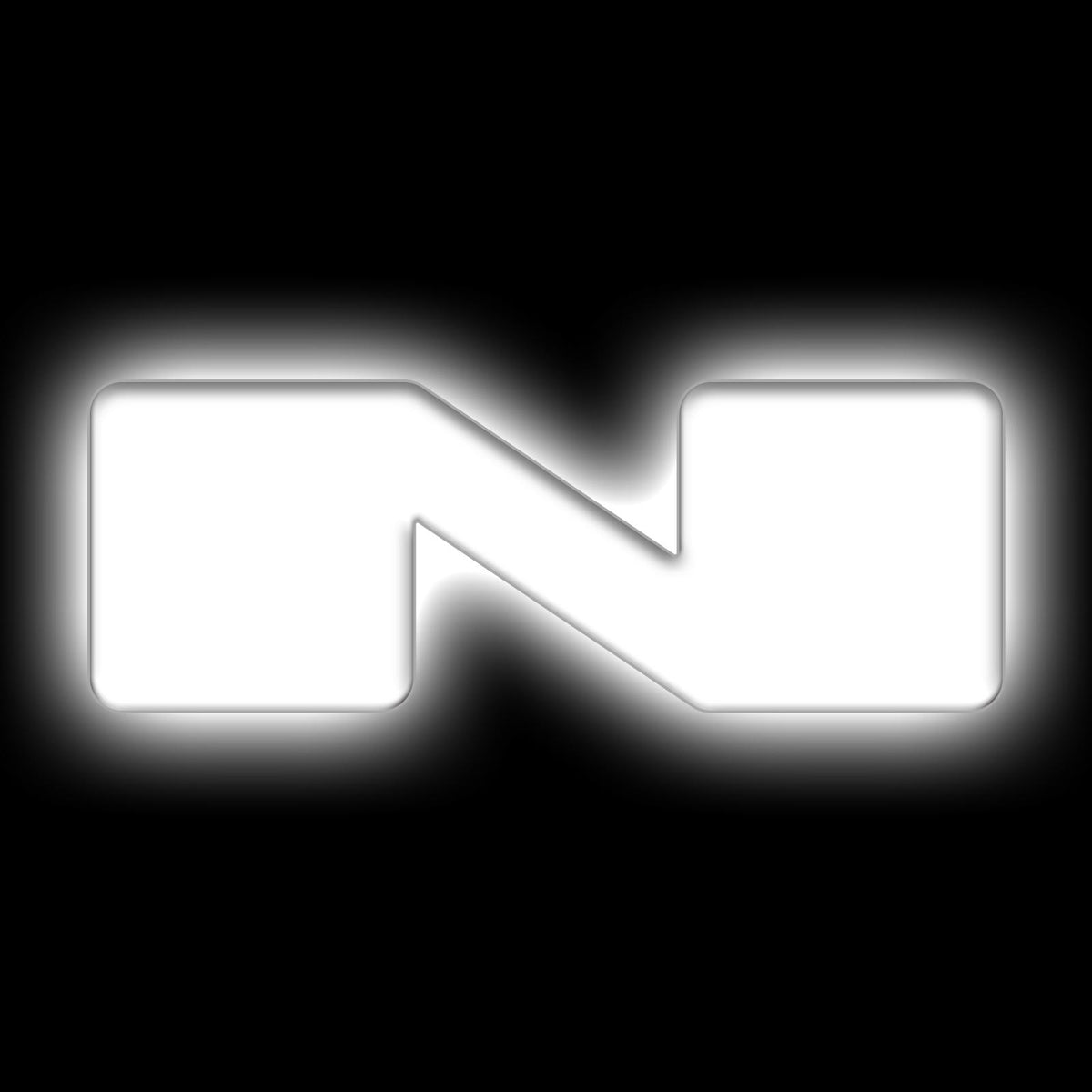 Oracle Lighting Universal Illuminated LED Letter Badges "N" - Matte White Surface Finish - 3140-N-001